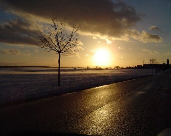 fond d'écran coucher de soleil