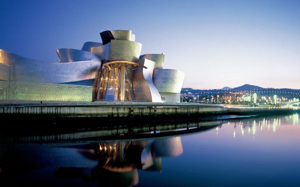 fond d'écran Museo Guggenheim Bilbao Espagne 1920x1200