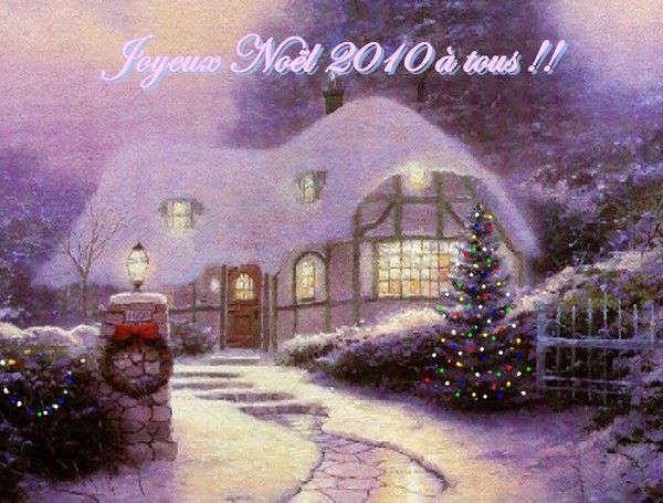 fond d'écran joyeux Noël 2010