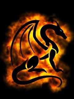 logo fixe dragon pour tél portable
